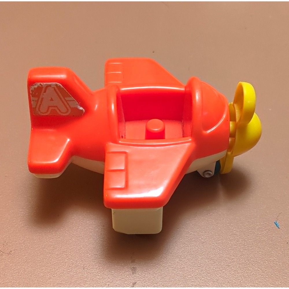Vtg Fisher-Price Little People Airplane Propeller Plane Toy, 1980